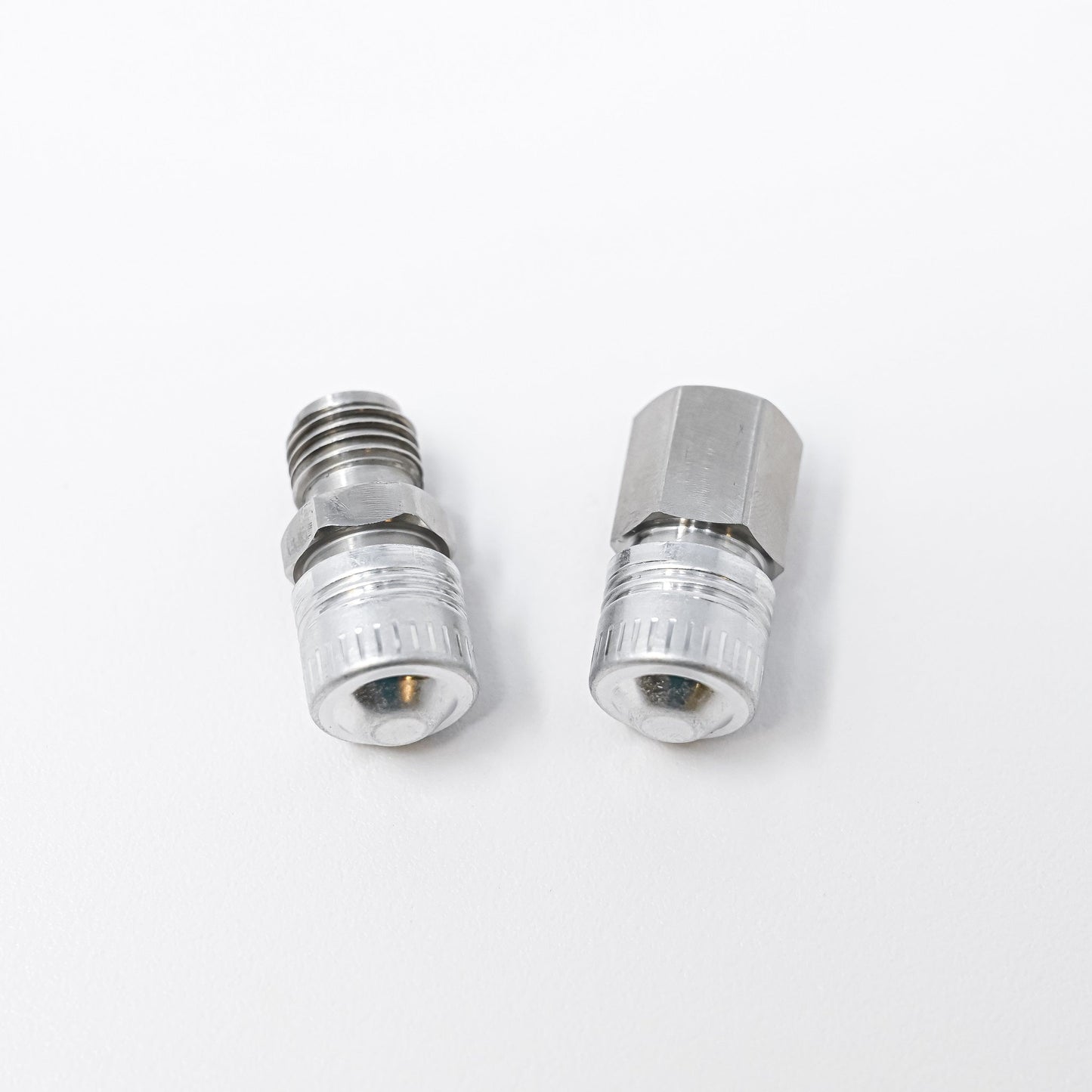 Two piece stainless steel check valve.